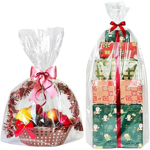 Bolsas de celofán SYOGUA, grandes, 30 x 40 pulgadas, 10 unidades, 3 mil de grosor