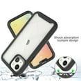 thumbnail image 5 of Kaleidio Case For iPhone 13 (6.1") [Fusion-X] Hybrid TPU Bumper [Shockproof] Transparent Skin Cover [Clear/Black], 5 of 6
