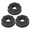 thumbnail image 1 of Filfeel Valve Fitting,IBC Tank Drain Adapter Fitting,3Pcs IBC Tank Connector Coarse Thread Hose Drain Adapter Plastic Fitting 60mm Inner Diameter, 1 of 8
