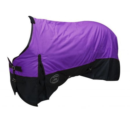 Showman Waterproof & Breathable 600 Denier Turnout Blanket (Purple 80 )