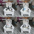 thumbnail image 2 of Wooden Beach Chair Ornament Seashore Style Handmade Mini mini beach chair Wooden Chair Decor Home Decoration, Rudder, 2 of 8