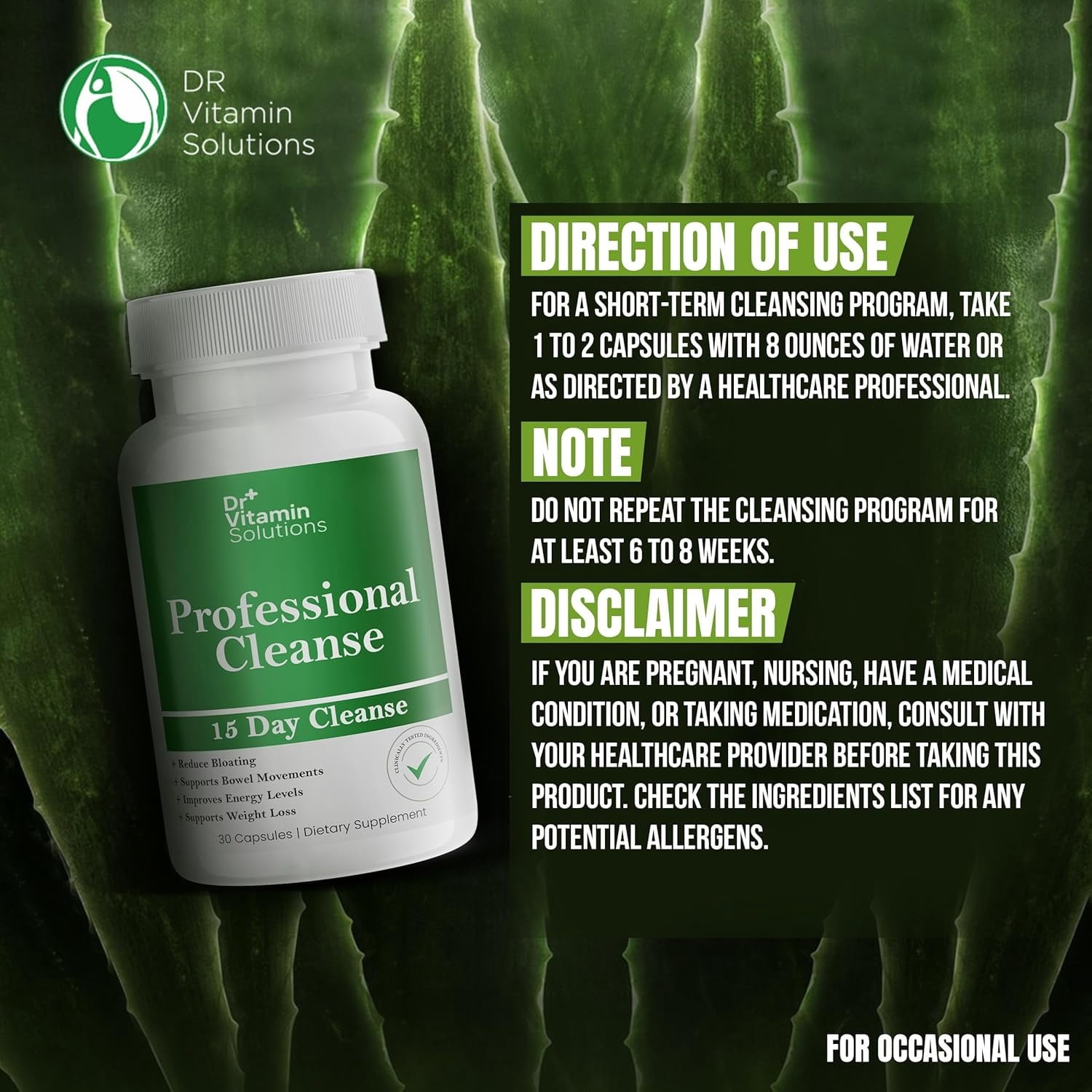 Life Vitality, Gut Cleanse Capsules, 15 Day, 30 Count - Walmart.com