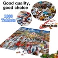 thumbnail image 4 of Puzzle navideño HUOGUO 1000 piezas para adultos con 70 x 50 cm, 4 of 4