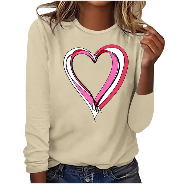 Birdeem Mode Femmes Décontracté Manches Longues Imprimé Col Rond Blouse Ample Hauts