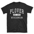thumbnail image 1 of Plover Wisconsin Classic Established Men's Cotton T-Shirt, 1 of 1