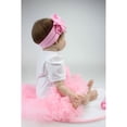 thumbnail image 2 of Zimtown 22 en Realista Reborn Baby Dolls Newborn Soft Vinyl Silicone Doll Playset hecho a mano Zimtown Muñeca de bebé renacido, 2 of 4
