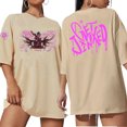 thumbnail image 3 of Jinx Art Graffiti Arcane T-shirt Extra Grand Col Rond Court, 3 of 4