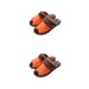 thumbnail image 4 of Minnieouse Zapatillas de casa Suministros de invierno Calzado cálido Zapatos impermeables de fondo Estilo coreano Hombre Mujer Suavidad Naranja 27 (39-40) 2piezas, 4 of 6