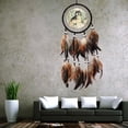 thumbnail image 3 of Wolf Totem Dream Catcher Adorno de decoración colgante de cuentas de plumas Ehuebsd Libre de BPA, 3 of 3