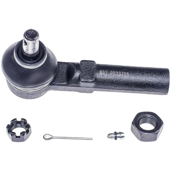 Dorman T3440PR Front Outer Steering Tie Rod End for Specific Nissan Models, Black