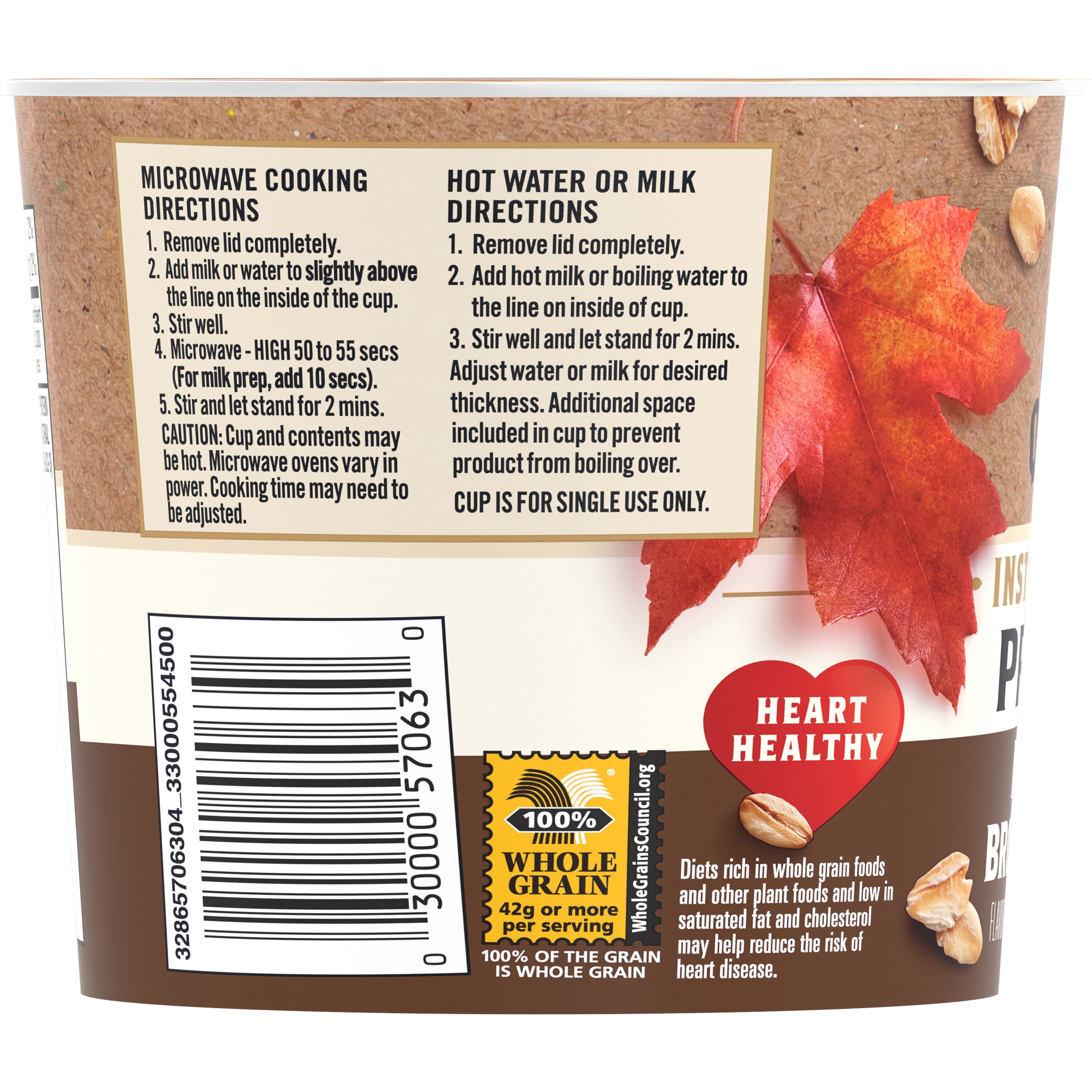 (10 pack) Quaker Protein Maple & Brown Sugar Flavored Protein Instant Oatmeal 2.11 oz Cup