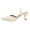 Beige, variant on Women's Pumps Solid Color Pointed Toe Elastic Strap Stiletto Versatile High Heels Dress Party Wedding Sandals Beige 5.5(36)