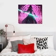 thumbnail image 4 of ONETECH Cyberpunk Neon Japanese Samurai Art Poster Canvas Living Room Garage Picture Print Modern Family Bedroom Decor Posters 20\x16\, 4 of 4