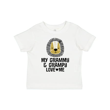 

Inktastic My Grammy and Grampy Love Me Gift Toddler Boy Girl T-Shirt