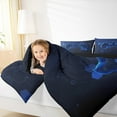 thumbnail image 4 of Feelyou Game Console Lover Bedding Comforter Set, Modern Honeycomb Geometric Twin Comforter Sets, Teen Boy Girl Kid Reversible Bedding Set, Breathable Home Decor, 2-Piece, 4 of 8