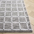 thumbnail image 4 of SAFAVIEH Montauk Elwyn Checkered Cotton Area Rug, Green/Ivory, 6' x 9', 4 of 11