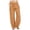 Orange, variant on QGJZVUNL Cotton Baggy Pants for Women Casual Linen Elastic Solid Trousers with Pockets Wide Leg Sweatpants Size L