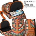 thumbnail image 3 of Exotic Cultural Mandala Sling Bag with Vintage Traditional Pattern, Lightweight Durable Crossbody Backpack, Adjustable Strap, Multiple Compartments for Gym, Daily Commuting, 3 of 5