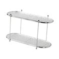 thumbnail image 2 of Tallado de agua Casa de almacenamiento Soporte de taza de té Portable Vigera versátil Rack de almacenamiento de maquillaje de tazas para de Capas dobles, 2 of 9