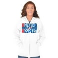 thumbnail image 3 of DR Dominican Republic Demand Respect Zip Up Hoodie Men's Women's Brisco Brands S, 3 of 5