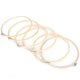 thumbnail image 4 of Aros de bordado, marco ajustable para punto de cruz, herramientas de costura con Clip elástico para bordado circular, 6 uds., 26cm, 4 of 5