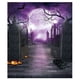 thumbnail image 1 of Advancent Fondo fotográfico de tela, decoración de Halloween, tamaño grande, estampado transparente, sesiones fotográficas espeluznantes, Kits de decoración para fiestas, 1 of 6