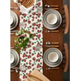thumbnail image 5 of Hokiten Table Runners 36 Inches Long Dress Scarves, Strawberry Rustic Farmhouse Kitchen/Dining Table Runner, Short Coffee Tablerunners, Spring Summer Floral Fruit 13x36 Inch, 5 of 7