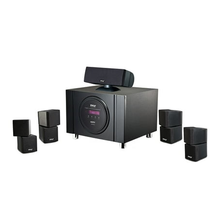 BT 5.1 Channel Home Theater System - Surround Sound Speakers & A/V Amplifier Receiver, FM