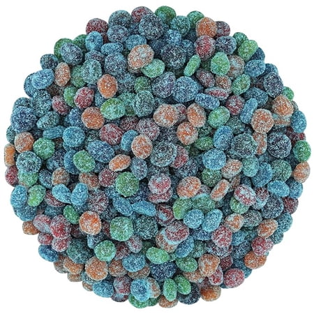 Sour Blue Raspberry Gushers – Sweet, Tangy, & Bursting with Flavor – Chewy Blueberry Gummies with Juicy Filling – Party Candy, Snack & Sweet Treat