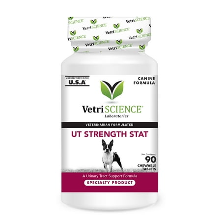 UPC: 0026664150592 | VetriScience UT Strength STAT for Dogs Urinary Tract Support Cranberry Flavor 90 Chewable Tablets
