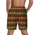 thumbnail image 2 of Lsque Mens Swim Trunks Classic Color Music Pattern - Bathing Suit Compression Liner - Beach Swim Shorts Swimwear - (S-3XL) - Stretch Quick Dry -3X-Large, 2 of 9