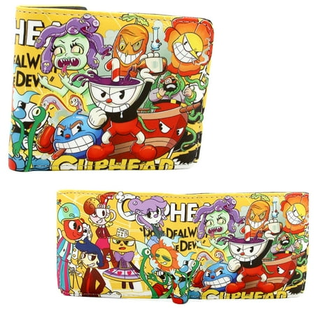 Cuphead vs. Bosses - Cuphead 4x5" Bi-Fold Wallet