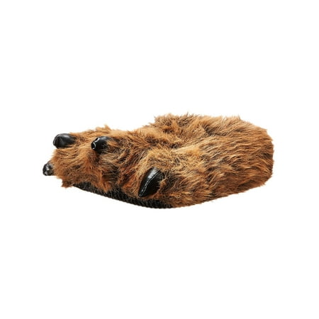 Wishpets Grizzly Bear Paw Slippers, Medium