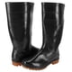 thumbnail image 5 of 1 par de botas de lluvia impermeables antideslizantes para jardinería, granjas, ganado, cría, color negro 43, 5 of 10