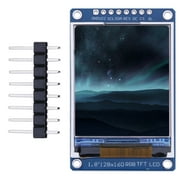 EDFRWWS 1.8inch LCD Screen RGB TFT Color Display Module 128x160 ST7735S IC for Arduino
