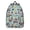 Fireman and Cone, variant on Fireman and Bunting White Pattern Backpack for School, Cute School Bag with Adjustable Shoulder Straps and Padded Back, 15.7"x11.8"x5.5"