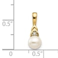 thumbnail image 3 of 14k 6mm June/Freshwater Cultured Pearl and Diamond Pendant XBS279, 3 of 3