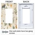 thumbnail image 3 of Yayeee Rocker Switch Wall Plate 2-Gang 4.7"x4.6" Home Decorative Outlet Cover, Cowboy Pattern, 3 of 6