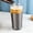 Gunmetal Black, variant on Elevated Craft Hybrid Vacuum Insulated Stainless Steel Base with Removable Pint Glass Insert, Ideal Insulation for Beers & Cold Beverages with Built-in Bottle Opener, Durable & Stylish, Black (16 oz)