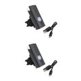 thumbnail image 4 of Naiovety Luz de bicicleta recargable por USB, 300 lúmenes, 3 modos, lámpara de luz delantera, faro de bicicleta, linterna LED para ciclismo negro 2Conjunto, 4 of 6