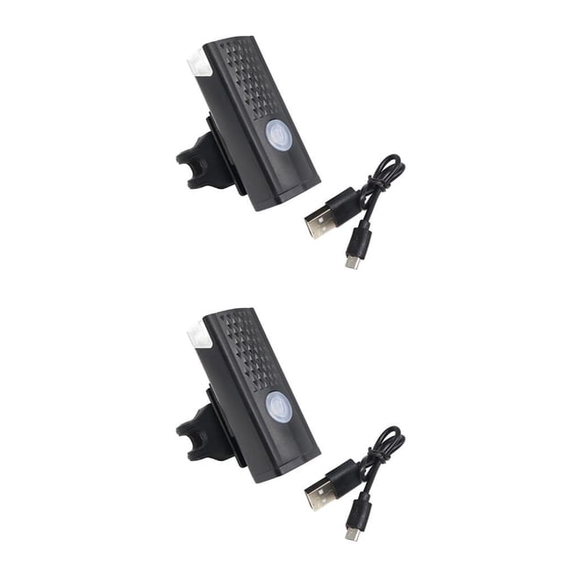 Luces traseras y delanteras de bicicleta Soidarity USB LED negro 2piezas