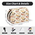 thumbnail image 5 of Sikiie Dachshund Print Flip Double-layer Pencil Case, All-purpose Stationery Bag for Study and Office, Zipper Design, Unisex, 5 of 7