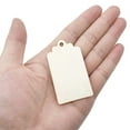 thumbnail image 6 of 200 Pcs Wood Tag, 2.7 x 1.5 Inch Unfinished Wooden Tags with Hole,for Hanging & Wedding Decor,Craft Projects, 6 of 6