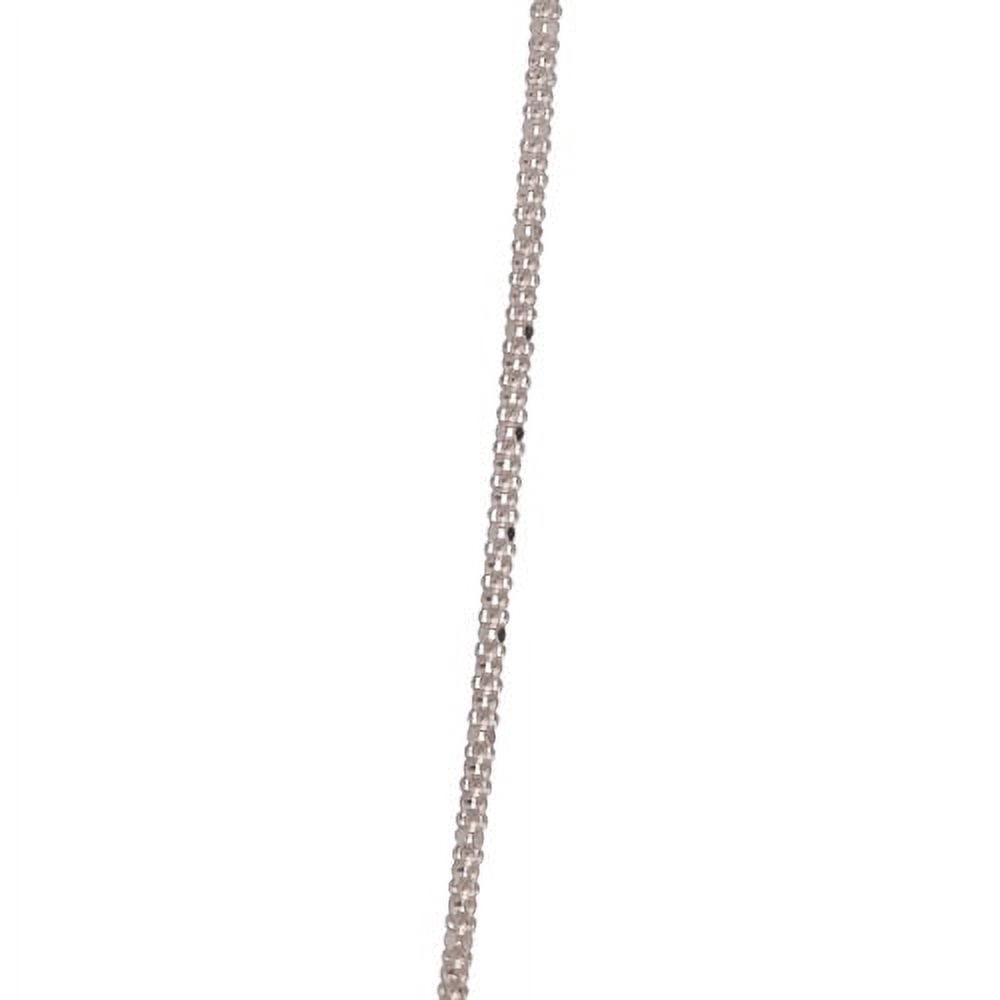 Women's Sterling Silver 1.8mm Popcorn Necklace, 18"