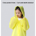 thumbnail image 3 of LQQBOX Thicker Reusable Raincoat Rain Poncho Jacket Slicker for Children Boy Girl Kids, 3 of 7
