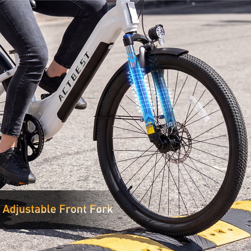 Electric Bike for Adults,over 1200W Peak Motor Ebike,Up to 55Miles,over 20MPH E Bicycle,7-Speed with Free Lock,(Blue)