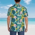 thumbnail image 6 of Goofa Tropical Floral Hawaiian Shirt for Men, Unisex Summer Beach Casual Short Sleeve Button Down Shirts,Aloha Tropical Floral print shirt-Small, 6 of 9