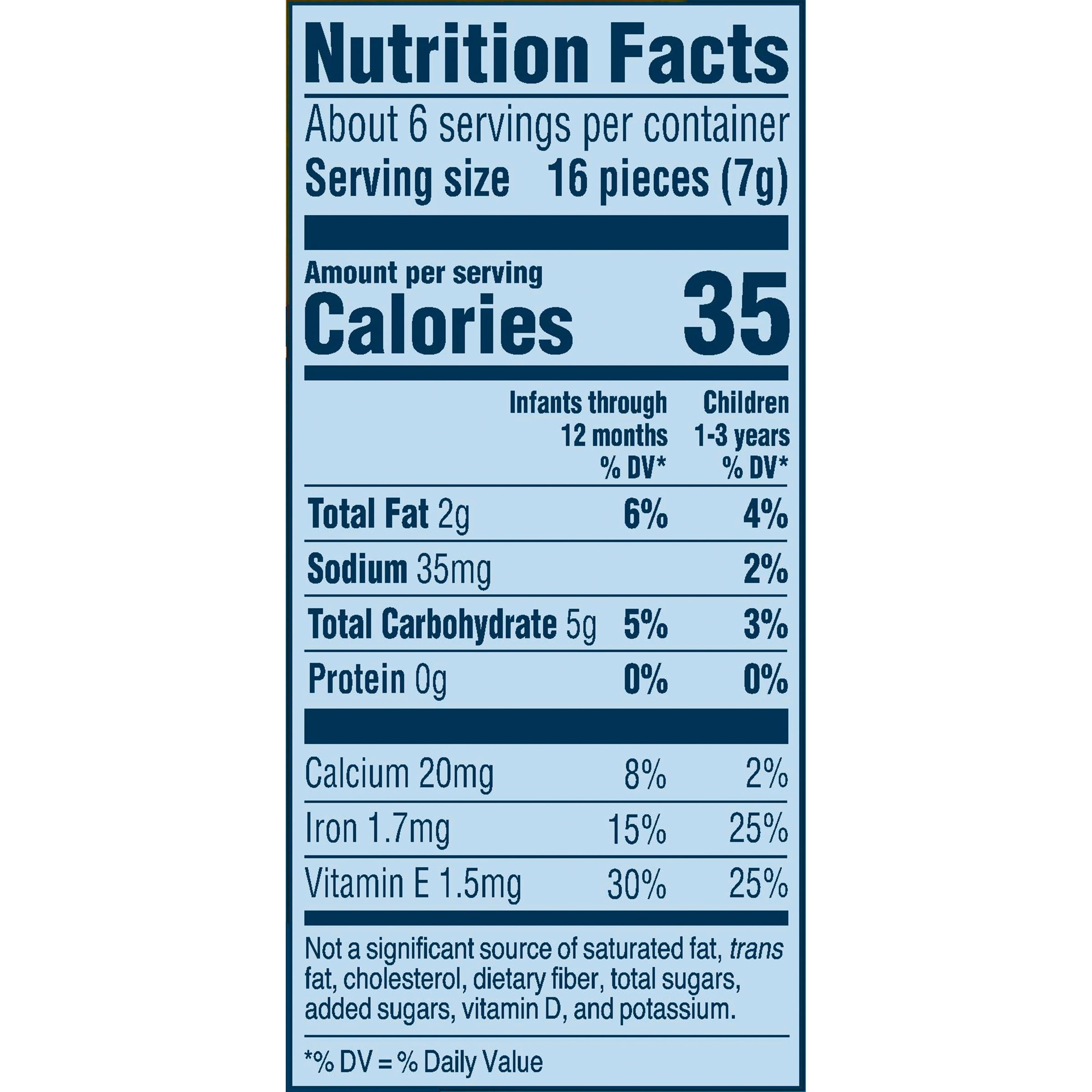 Gerber Lil' Crunchies Baked Corn Snack, Mild Cheddar, 1.48 oz. Canisters (Pack of 6)