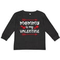 thumbnail image 3 of Inktastic Mommy is My Valentine Cute Hearts Boys or Girls Long Sleeve Toddler T-Shirt, 3 of 5