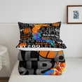 thumbnail image 4 of Ball Game Duvet Insert Queen Size,Basketball Bedding Set for Teens Man,Modern Balls Player Comforter Set European Sport Down Comforter for Young Man Bedroom Decor, 4 of 7